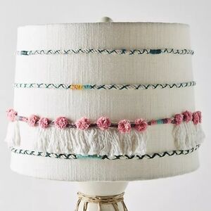 Anthropologie Tabitha Tassel Lampshade